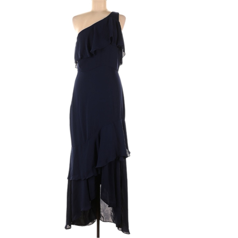 Parker Black navy cocktail dress